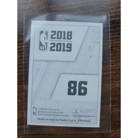 Zach LaVine 2018-2019 Panini Sticker #86 - Silver - Chicago Bulls - NBA - Italy - Picture 2 of 2